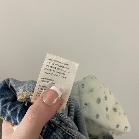 Anthropologie Pilcro The Icon Lace Up Flare Jeans Size 33 Petite - Picture 4 of 7